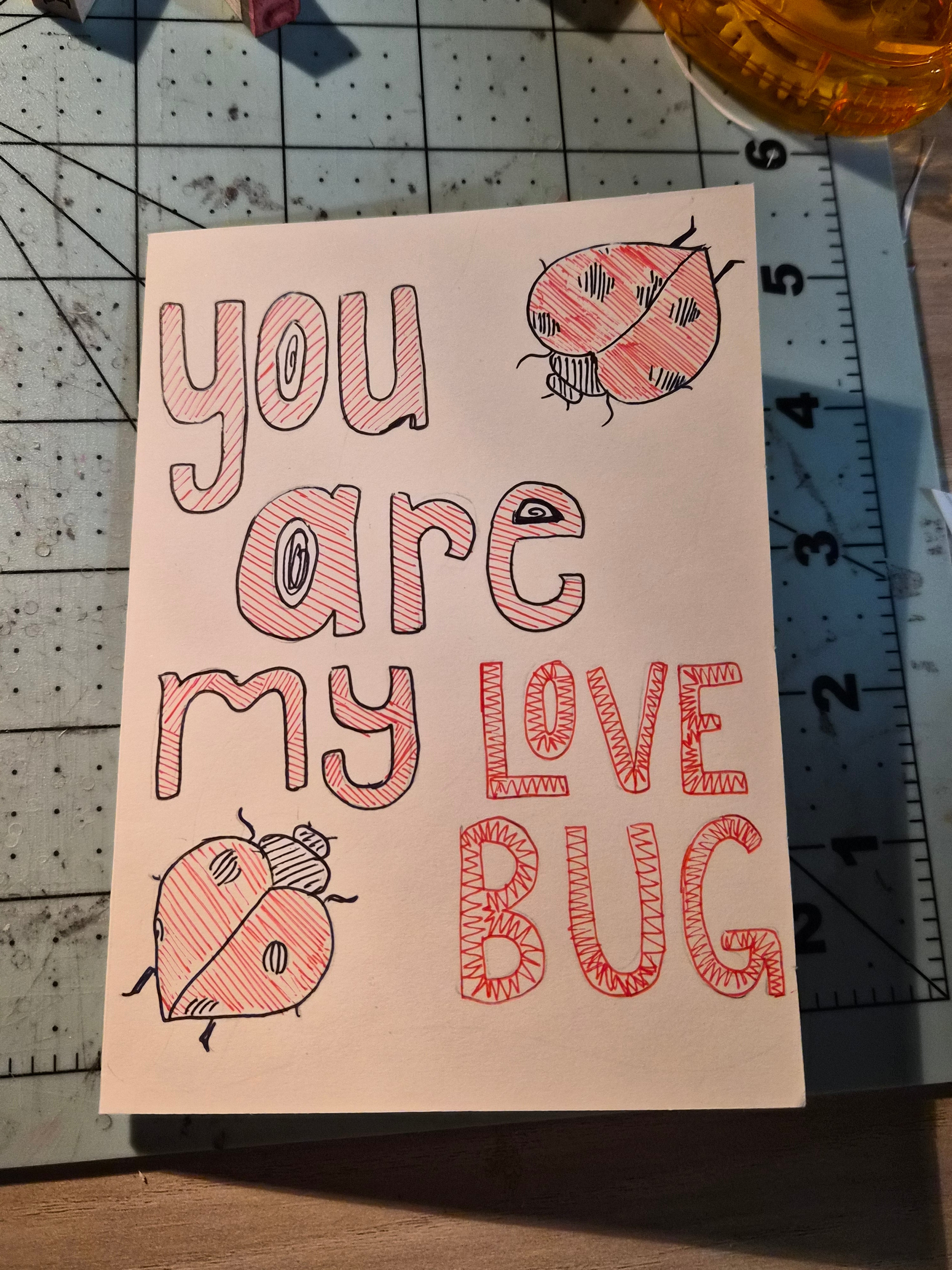 Love Bug Valentines Card