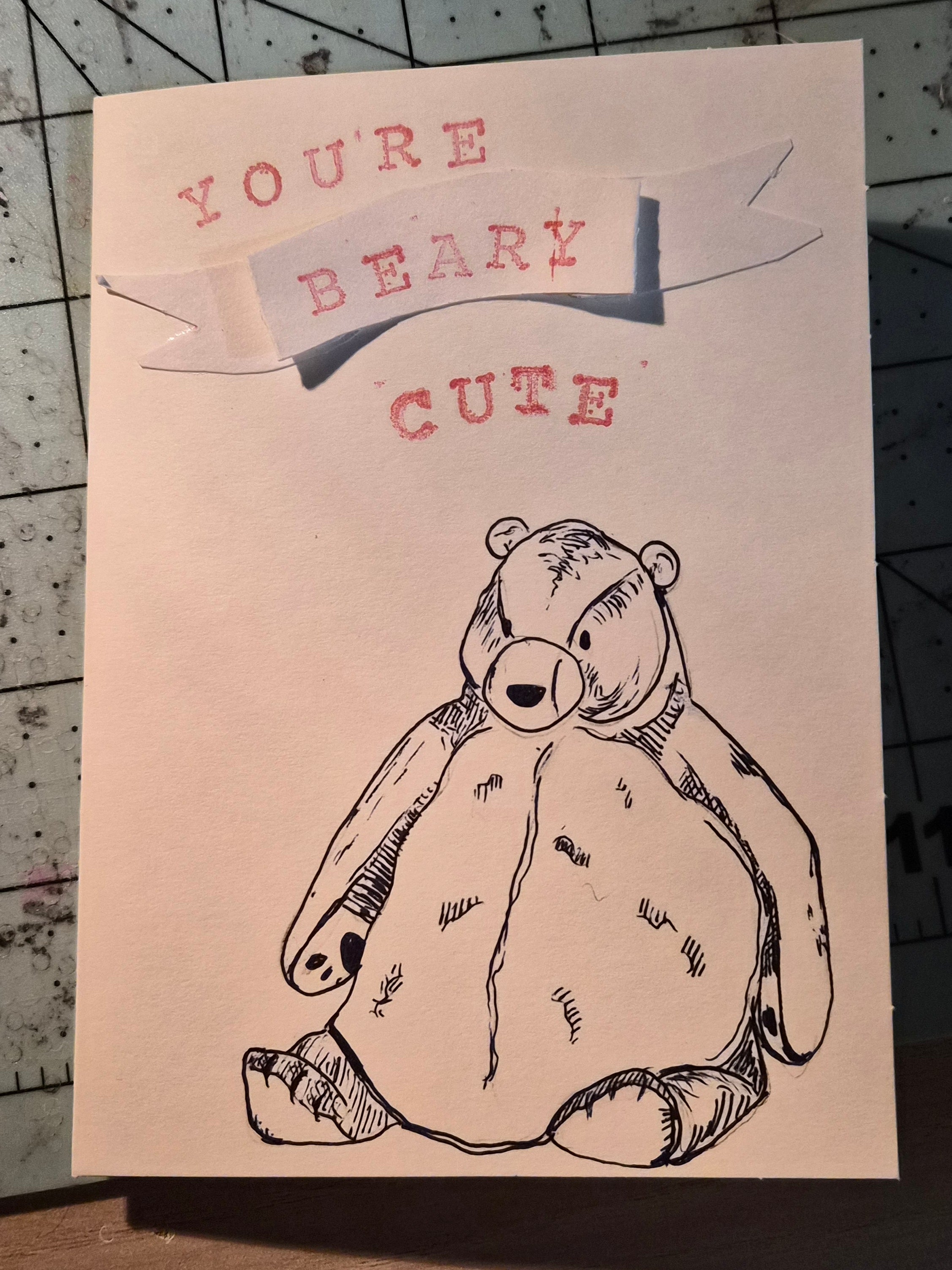 Bear-y Cute Valentines Card